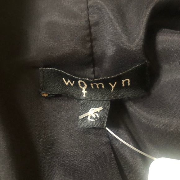 Womyn Brown Polyester Blend Lined Overcoat Sz: 6 - Picture 5 of 5